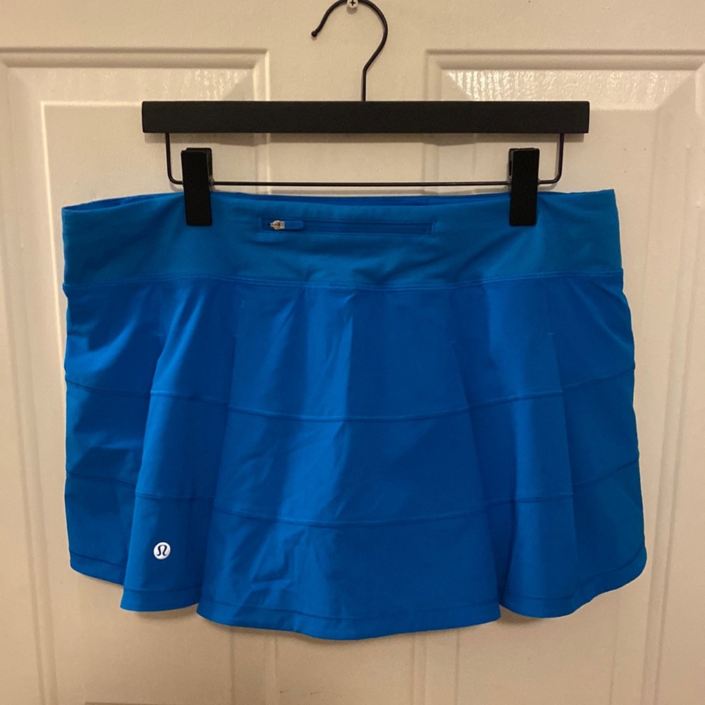 Lululemon Pace Rival MR Skirt *Long, Poolside, Size 12 - Picture 4 of 10